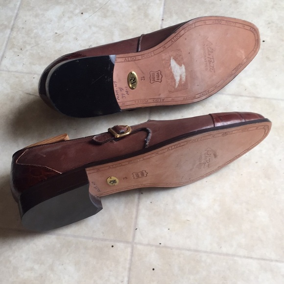 Aldo Ponti Shoes Sz2 Aldo Ponti Mens Slip On Dress Shoes